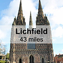 Leamington Spa to Lichfield